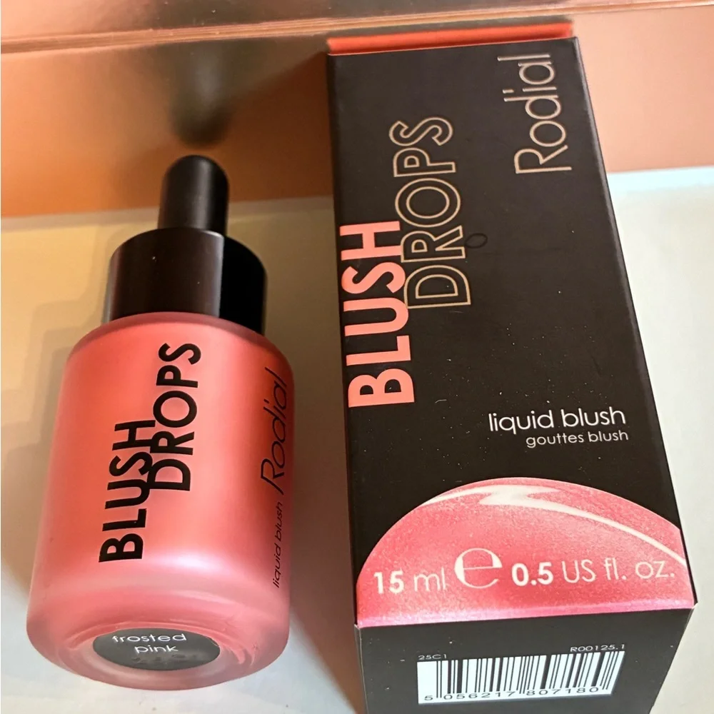 RODIAL Blush Drops Liquid Blush $55 MSRP *Frosted Pink* Full Size! BNIB!